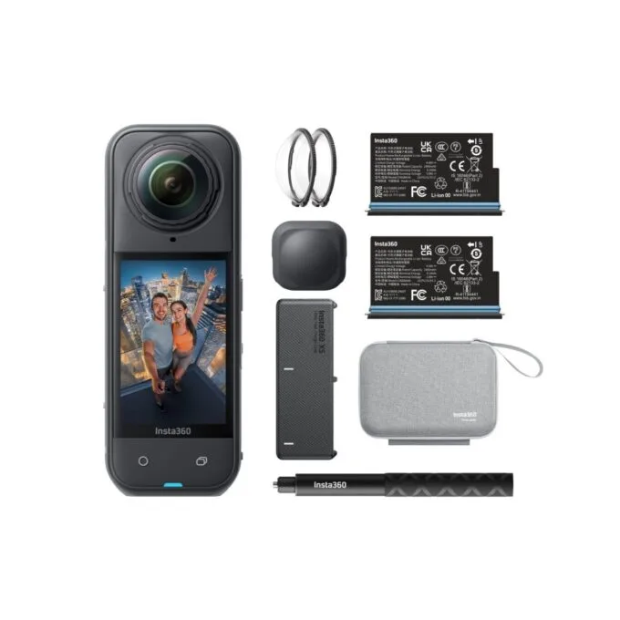 Insta360 - X5 - 8K, Triple AI Chip, Action Camera Essentials Bundle — image 1
