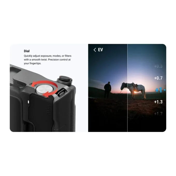 Insta360 Xplorer Grip Pro Kit - Ace Pro 2 - Built-in 2010 mAh battery, mode switching, exposure control — image 8