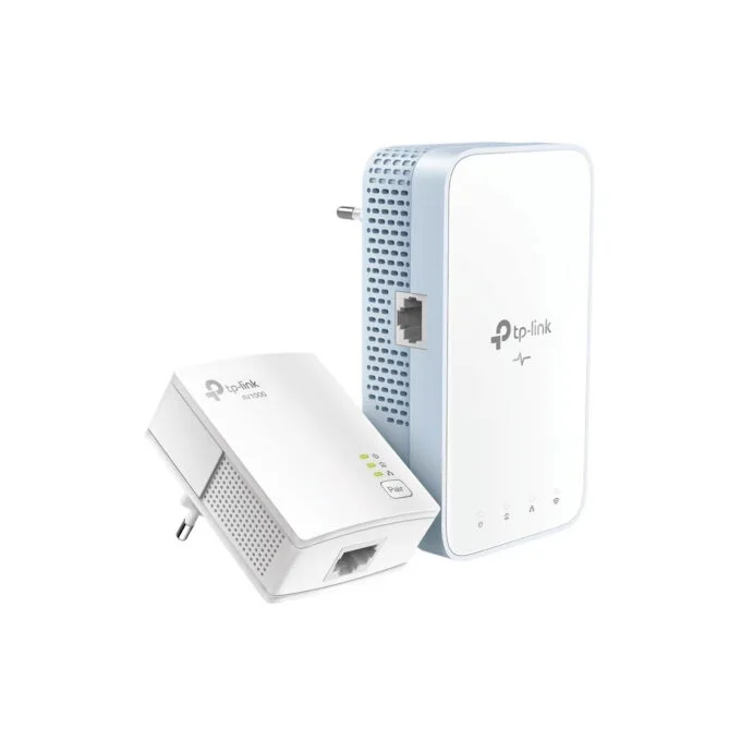 INTD TP-Link TL-WPA7517 AV1000 Powerline + Wi-Fi 5 2-pack - TL-WPA7517 - White, Dual-band 2.4/5 GHz, 2x Gigabit Ethernet — image 1