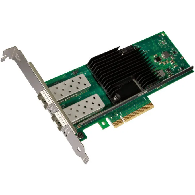Intel X710-DA2 10GbE Dual-Port SFP+ Server Adapter - PCIe 3.0 x8 - Black, Low-Profile/Full-Height — image 1