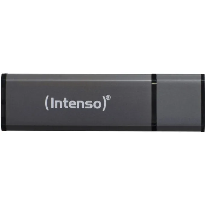 Intenso Alu Line USB Stick - 64GB - USB 2.0, Anthracite Aluminum — image 1