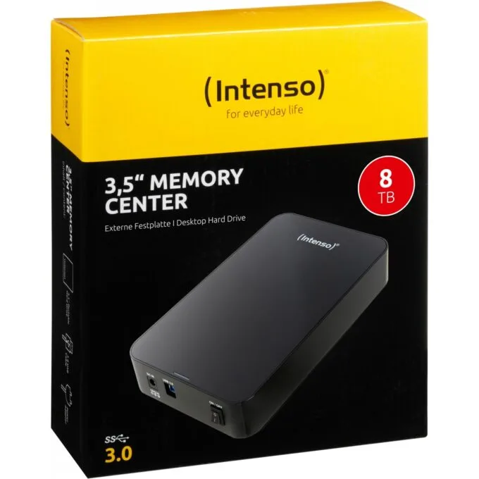 Intenso Memory Center 8TB 3.5-inch USB 3.0 External HDD — image 2