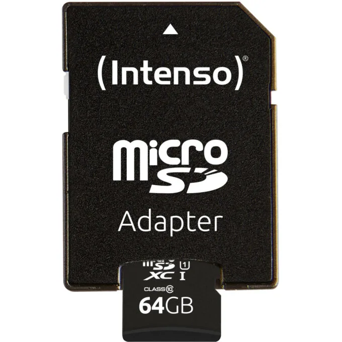 Intenso microSDXC 64GB UHS-I U1 Class 10 – 90 MB/s (Model 3423490) – Blister Pack — image 4