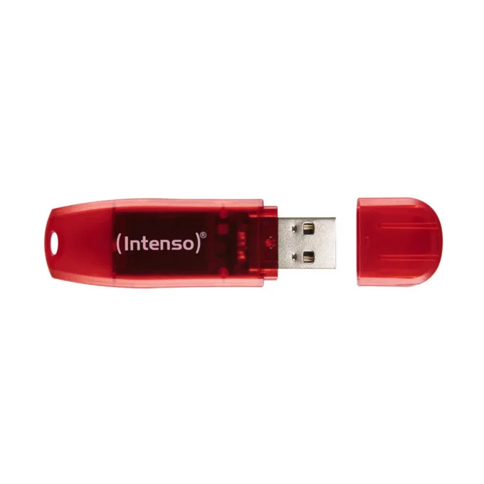 Intenso Rainbow Line USB Stick - 3502491 - 128GB, Red Transparent, USB 2.0 — image 2