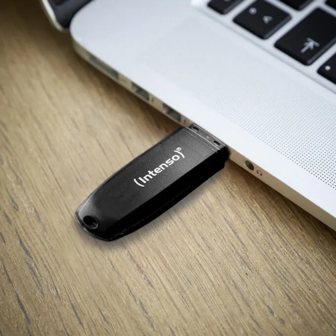 Intenso Speed Line USB 3.2 Gen1 Flash Drive - 64 GB - Black - USB Type-A - 70 MB/s — image 4