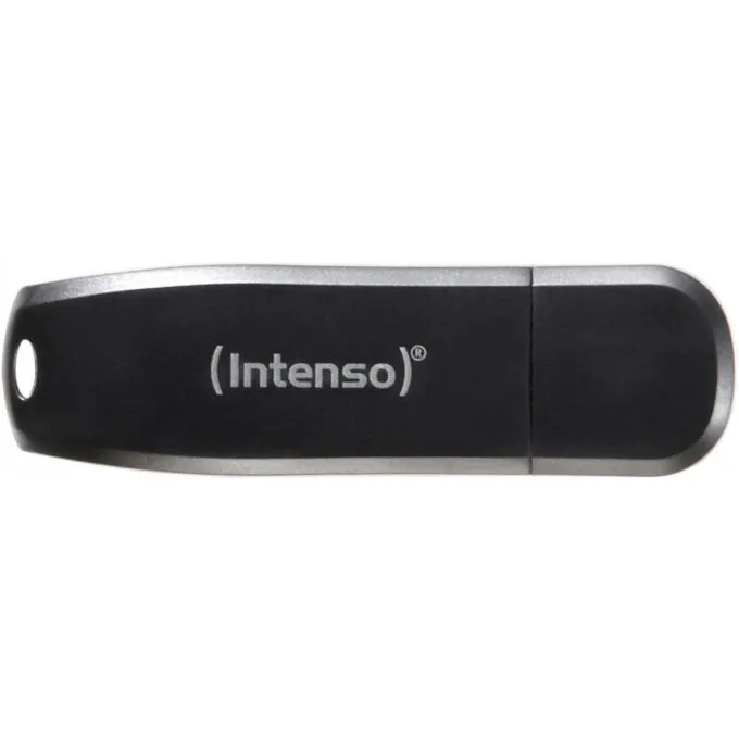 Intenso Speed Line USB 3.2 Gen1 Flash Drive - 64 GB - Black - USB Type-A - 70 MB/s — image 1