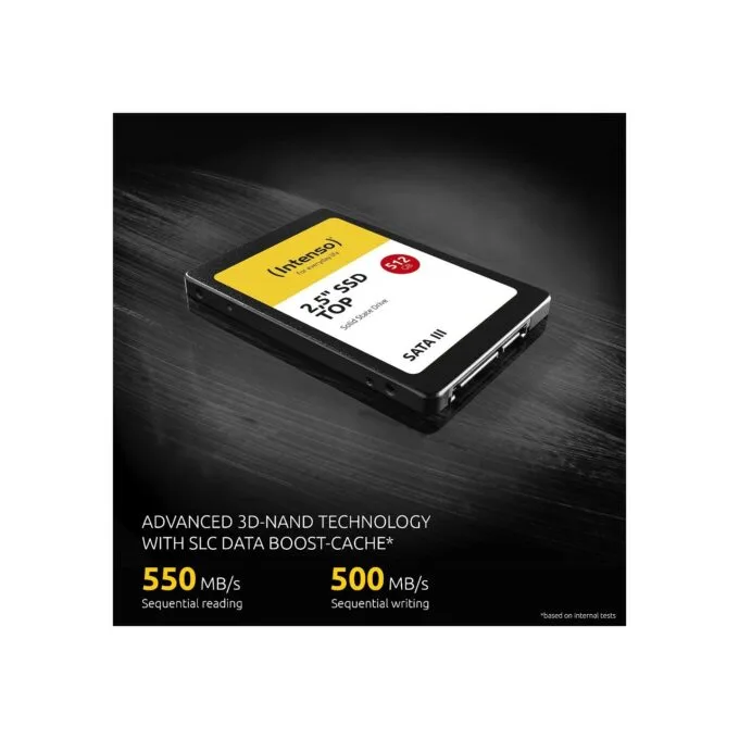 Intenso Top Performance 512GB 2.5" SATA III SSD - MLC 550 MB/s - 3812450 — image 2