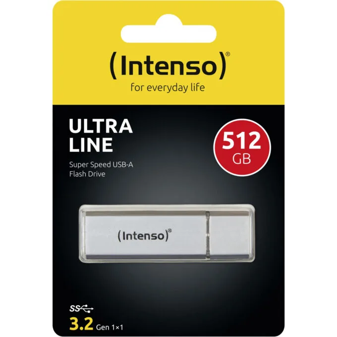 Intenso Ultra Line Slim Flash Drive - 3531493 - Silver 512GB, USB 3.2 Gen1 — image 3