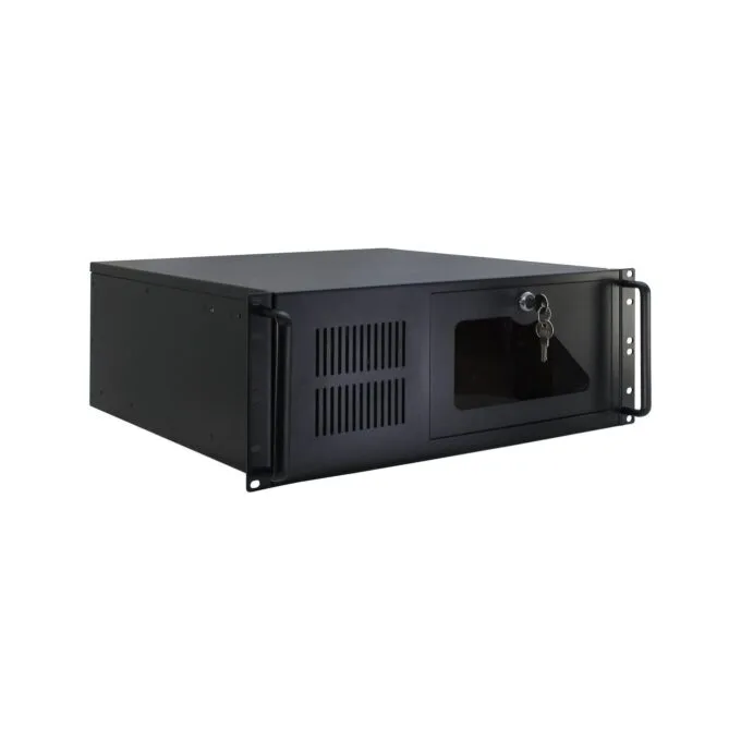 Inter-Tech 4U-IPC 4088-S Black Rackmount Server Case — image 1