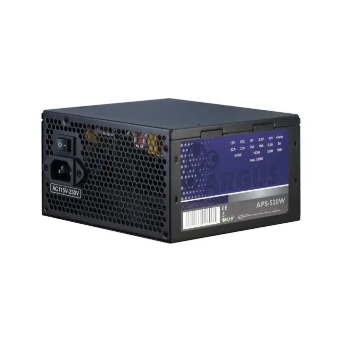Inter-Tech Argus APS-520W - 520W ATX PSU Non-Modular - APS-520W — image 2