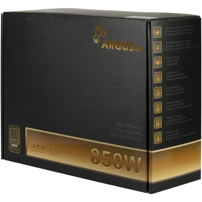 Inter-Tech Argus BPS-850 850W 80 Plus Bronze ATX 3.1 PSU — image 4