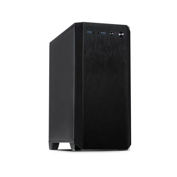 Inter-Tech H-606 - Sound-Damped Micro-ATX Mini Tower PC Case — image 1