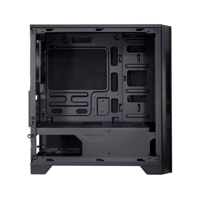 Inter-Tech H-606 - Sound-Damped Micro-ATX Mini Tower PC Case — image 9