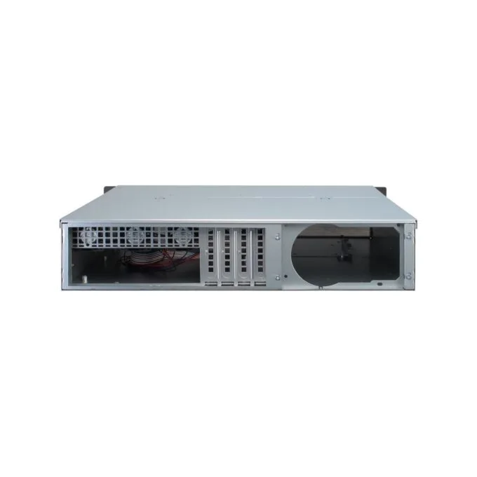 Inter-Tech IPC 2U-2404S - 2U Rackmount chassis - Black/Silver, Micro-ATX — image 6