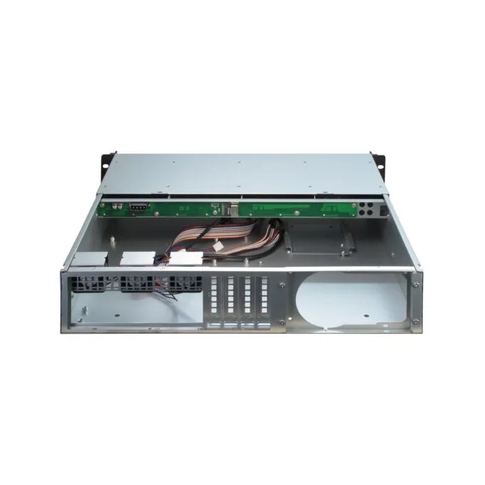 Inter-Tech IPC 2U-2404S - 2U Rackmount chassis - Black/Silver, Micro-ATX — image 7