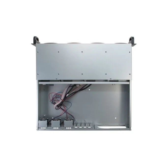 Inter-Tech IPC 2U-2404S - 2U Rackmount chassis - Black/Silver, Micro-ATX — image 8