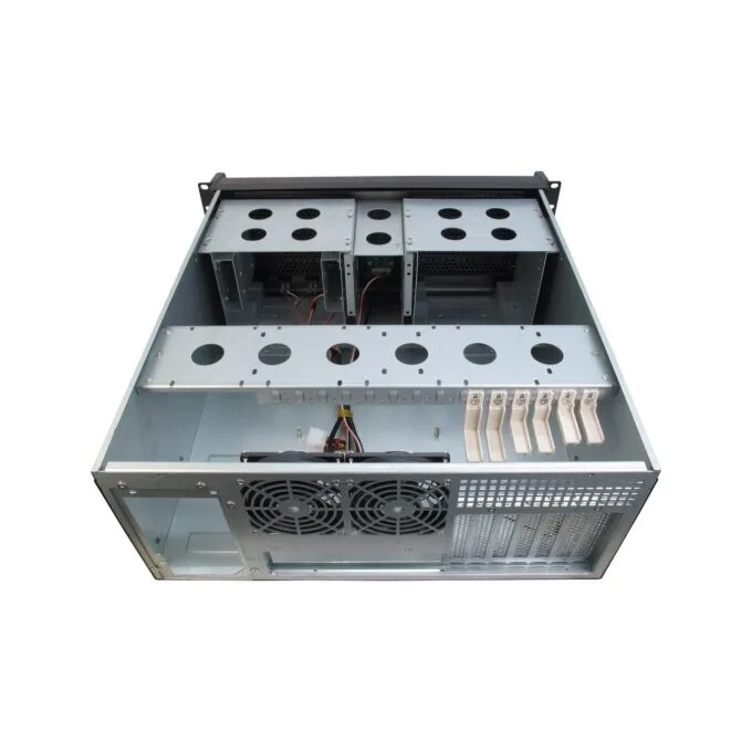 Inter-Tech IPC 4U-4098-S 4U Rackmount Server Case - Black Steel ATX/Micro-ATX/Mini-ITX — image 5