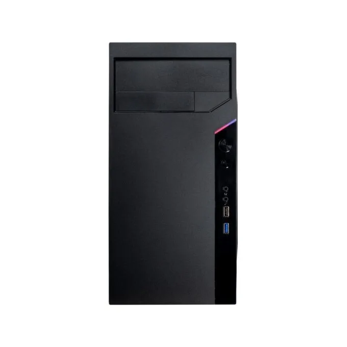 Inter-Tech IT-6505 Reto Micro Tower ATX - IT-6505 - Black Micro Tower PC — image 2