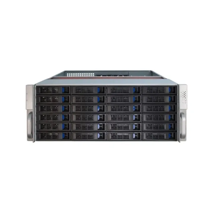 Inter-Tech Rack Server Chassis - 4U-4424 - Metall - Schwarz - Silber - ATX.EATX.EEB.Mini-ITX.uATX - 4U — image 4