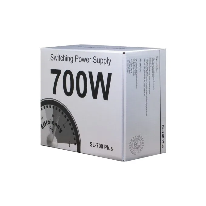 Inter-Tech SL-700 Plus 700W ATX PSU - Active PFC, Non-Modular, Silver — image 5