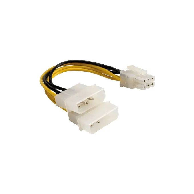 Inter.2x Molex to 6pin Graka Delock — image 1
