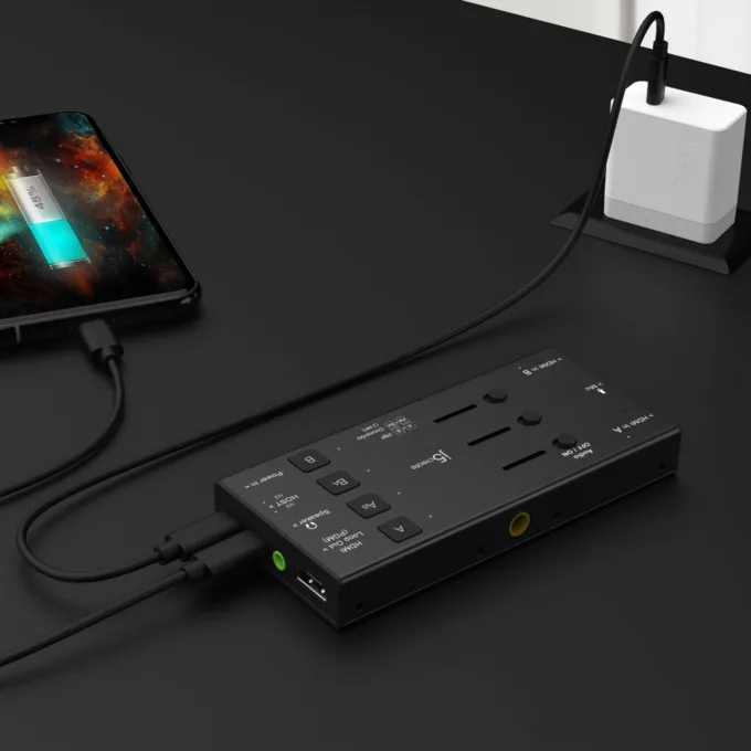 j5create Capture Card - JVA06 - Dual HDMI to USB-C A 1080p 3.5mm DSLR PD Windows Android — image 11