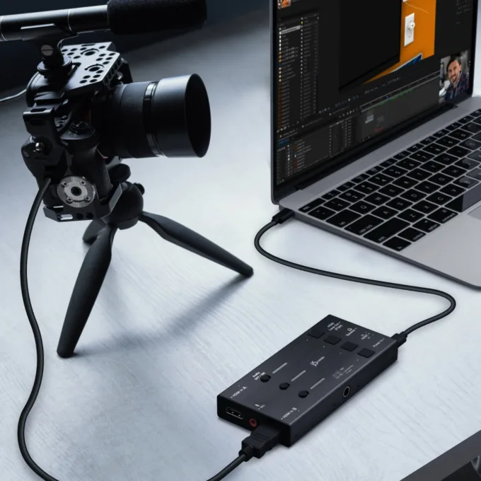 j5create Capture Card - JVA06 - Dual HDMI to USB-C A 1080p 3.5mm DSLR PD Windows Android — image 12