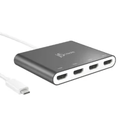 j5create Converter USB-C to 4-Port HDMI Multi-Monitor - JCA366 - Converter USB-C to 4-Port HDMI Multi-Monitor