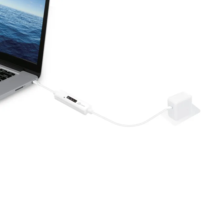 j5create JUCP14 USB-C to USB-C Cable w/ OLED Power Meter 100W 1.2m — image 7