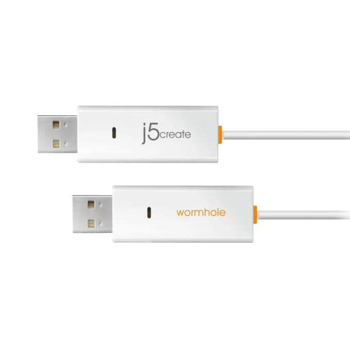 j5create Wormhole Switch USB Transfer Cable - JUC400 - KM & FIle Sharing between Mac and Windows Devices — image 2