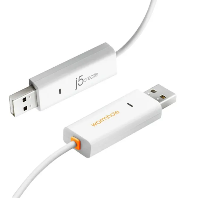 j5create Wormhole Switch USB Transfer Cable - JUC400 - KM & FIle Sharing between Mac and Windows Devices — image 3
