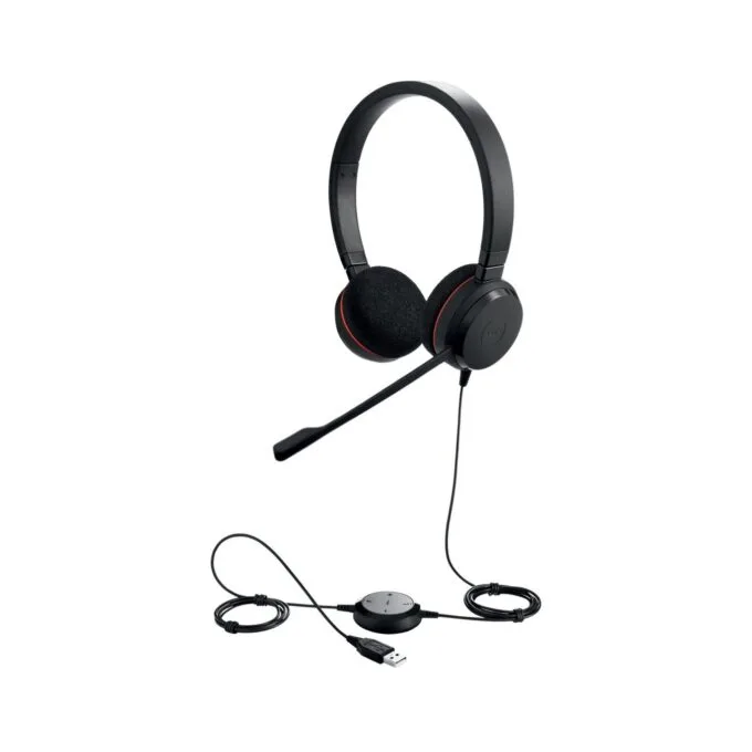 Jabra Evolve 20 SE MS Stereo Headset - USB-A - Black — image 2