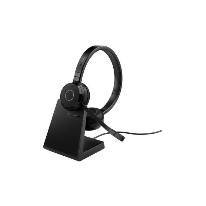 Jabra Evolve 65 TE Link390a MS Stereo - Wireless USB Headset with Docking Station — image 1