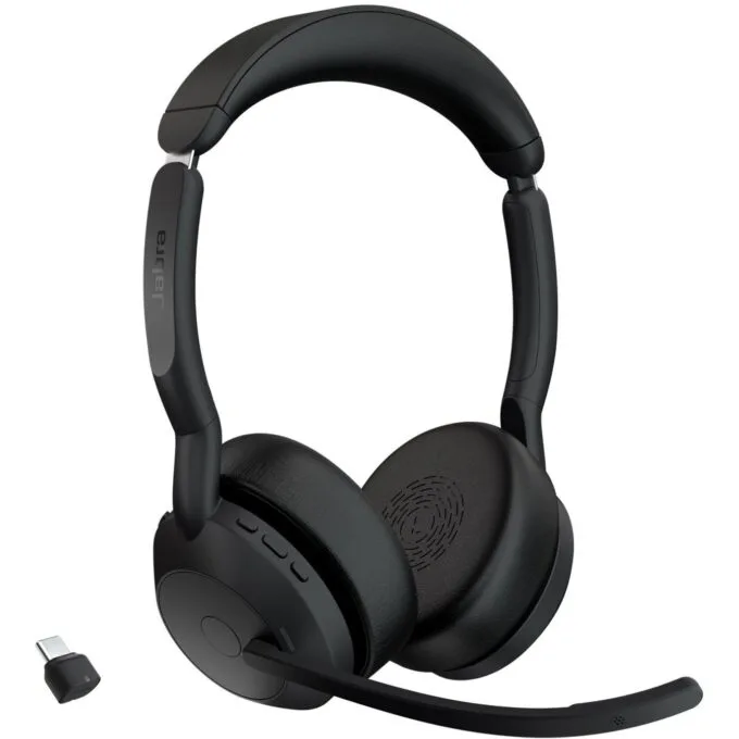 Jabra Evolve2 55 Link380c UC Stereo - Evolve2 55 - Over-Ear Wireless Headset — image 2