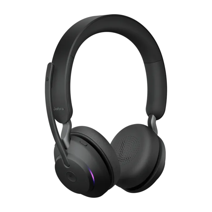 Jabra Evolve2 65 MS Stereo Headset USB-A Bluetooth 5.0 Black — image 1