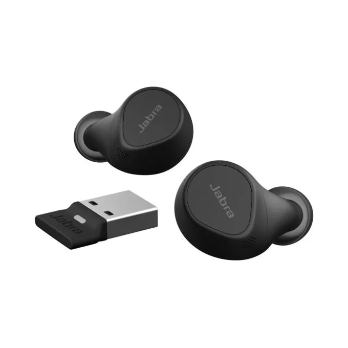 Jabra Evolve2 Buds USB-A MS - Evolve2 Buds - USB-A dongle, wireless charging pad — image 3