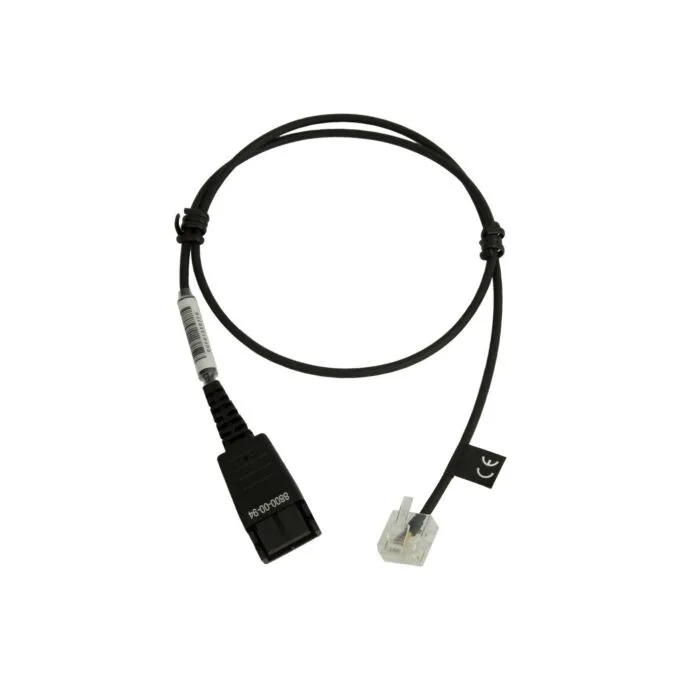 Jabra QD to RJ45 Straight Cable - 0.5 m for Agfeo ST40 — image 1