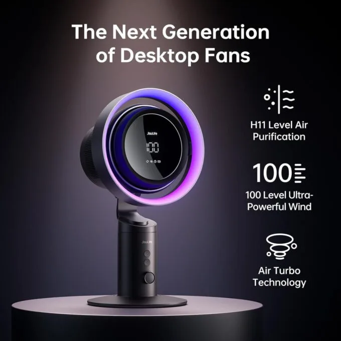 Jisulife Desktop Fan - Pro3 - Black — image 2
