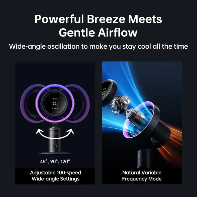 Jisulife Desktop Fan - Pro3 - Black — image 5