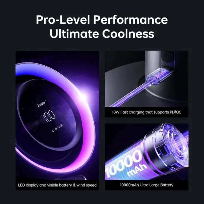 Jisulife Desktop Fan - Pro3 - Black — image 6
