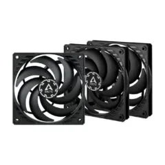 K ARCTIC Kühler P12 SLIM PWM PST 3pcs Value Pack - P12 SLIM PWM PST - 120mm slim fans, 3x PWM