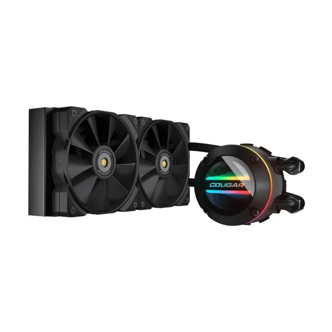 K COUGAR CPU Water Cooling - Poseidon-GT 240 - ARGB Black — image 2