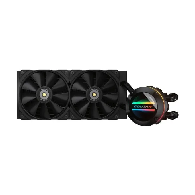 K COUGAR CPU Water Cooling - Poseidon-GT 240 - ARGB Black — image 1