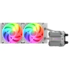K COUGAR CPU Water Cooling - Poseidon Ultra 240 - ARGB White