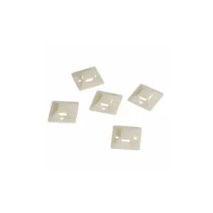 KAB0043 100pcs CABLE TIE MOUNTS 24x24 SELF-ADHESIVE LOGILINK