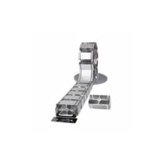 KAB0065 FLEXIBLE CABLE CHANNEL FOR DESKTOP 800x68mm SILVER LOGILINK