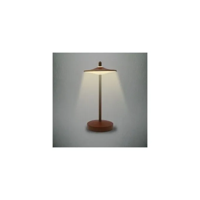 KELU SAKE USB-C Rechargeable IP44 Aluminium Lamp - 130LM Corten — image 2