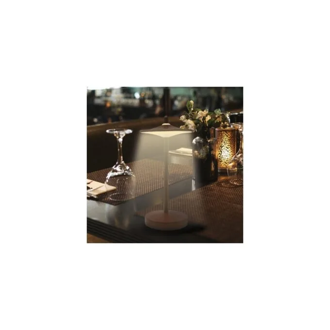 KELU SAKE USB-C Rechargeable IP44 Aluminium Lamp - 130LM Corten — image 3