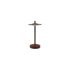 KELU SAKE USB-C Rechargeable IP44 Aluminium Lamp - 130LM Corten