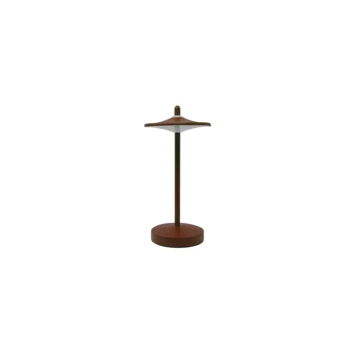 KELU SAKE USB-C Rechargeable IP44 Aluminium Lamp - 130LM Corten — image 1